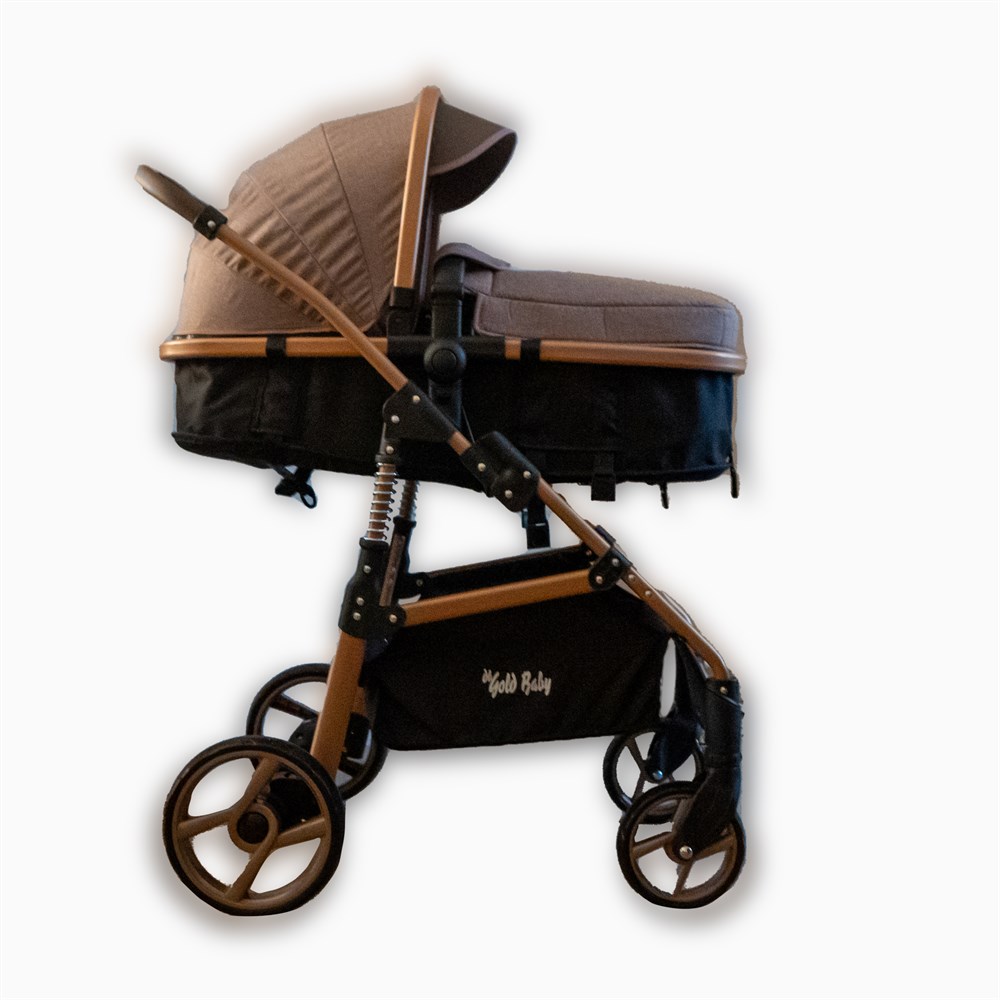 GOLD BABY TRIO TRAVEL SISTEM BEBEK ARABASI KAHVERENGI Diğer BYB TR 001 K