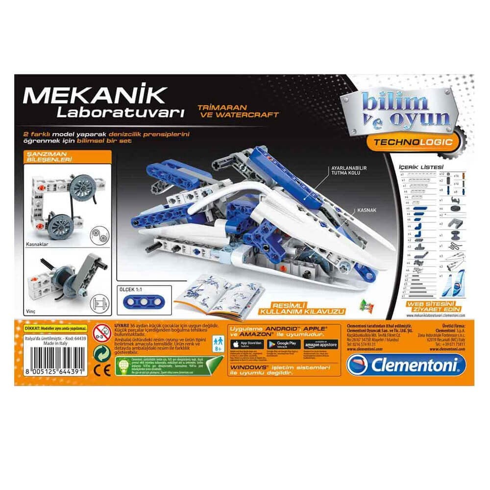CLEMENTONI MEKANIK LABORATUVARI TRIMARAN VE WATERCRAFT 64439 Diğer CLE 64439