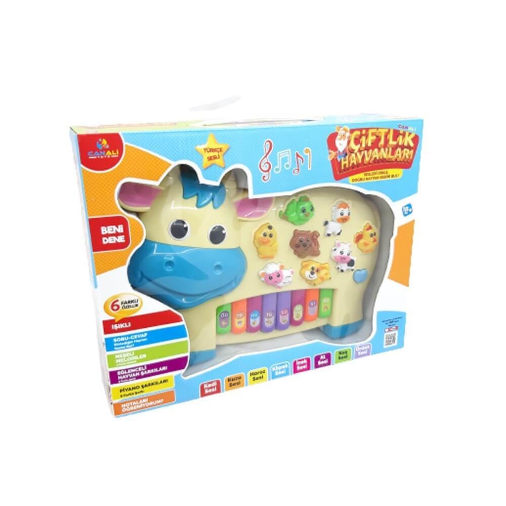 Türkçe Hayvan Sesli İnek Görünümlü Piyano Diğer CNL2222