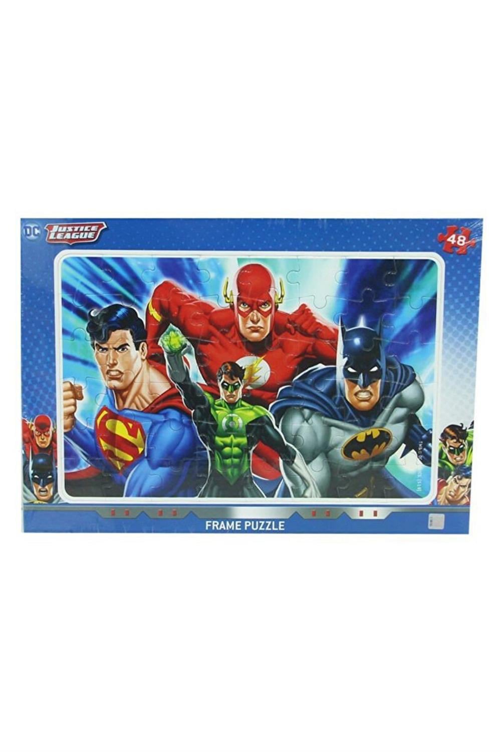 Justice League 48 Parça Frame Puzzle Diğer DC7550