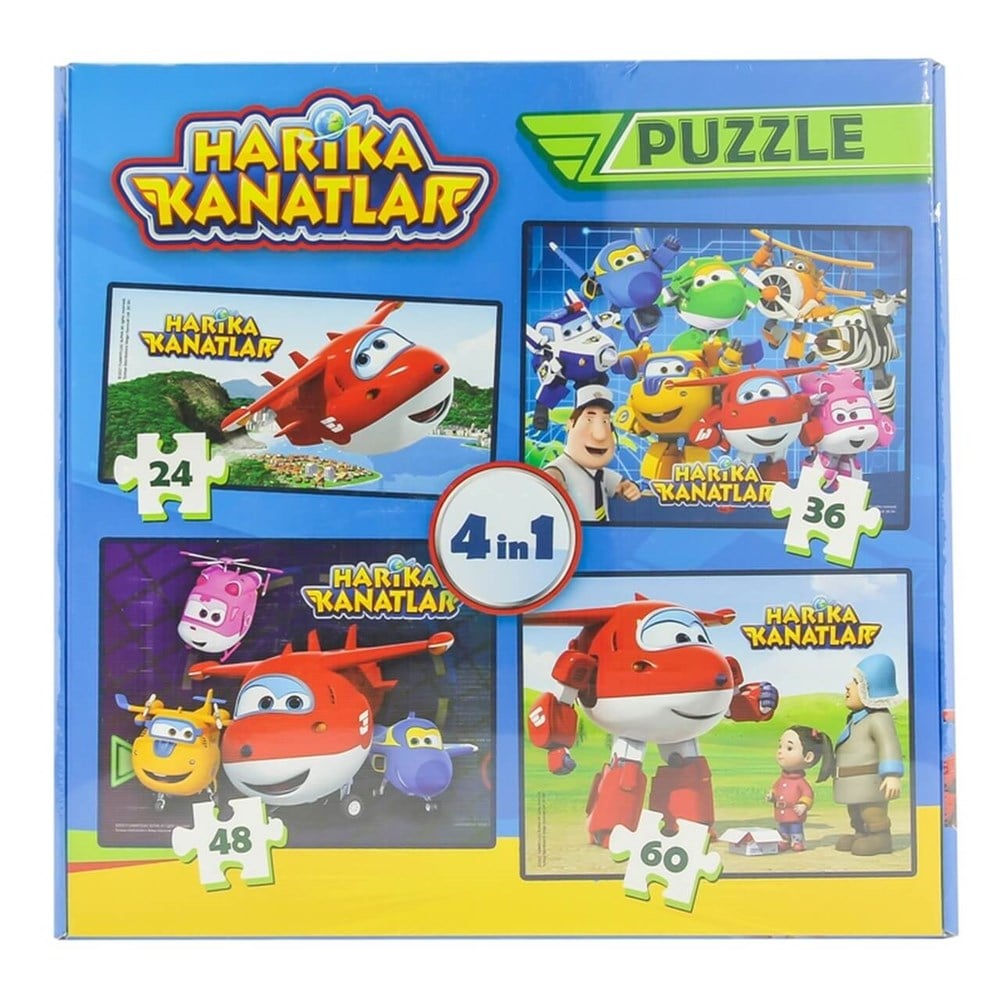 Harika Kanatlar Anaokul 4 Lu Puzzle (24 36 48 60) Diğer DEG83488