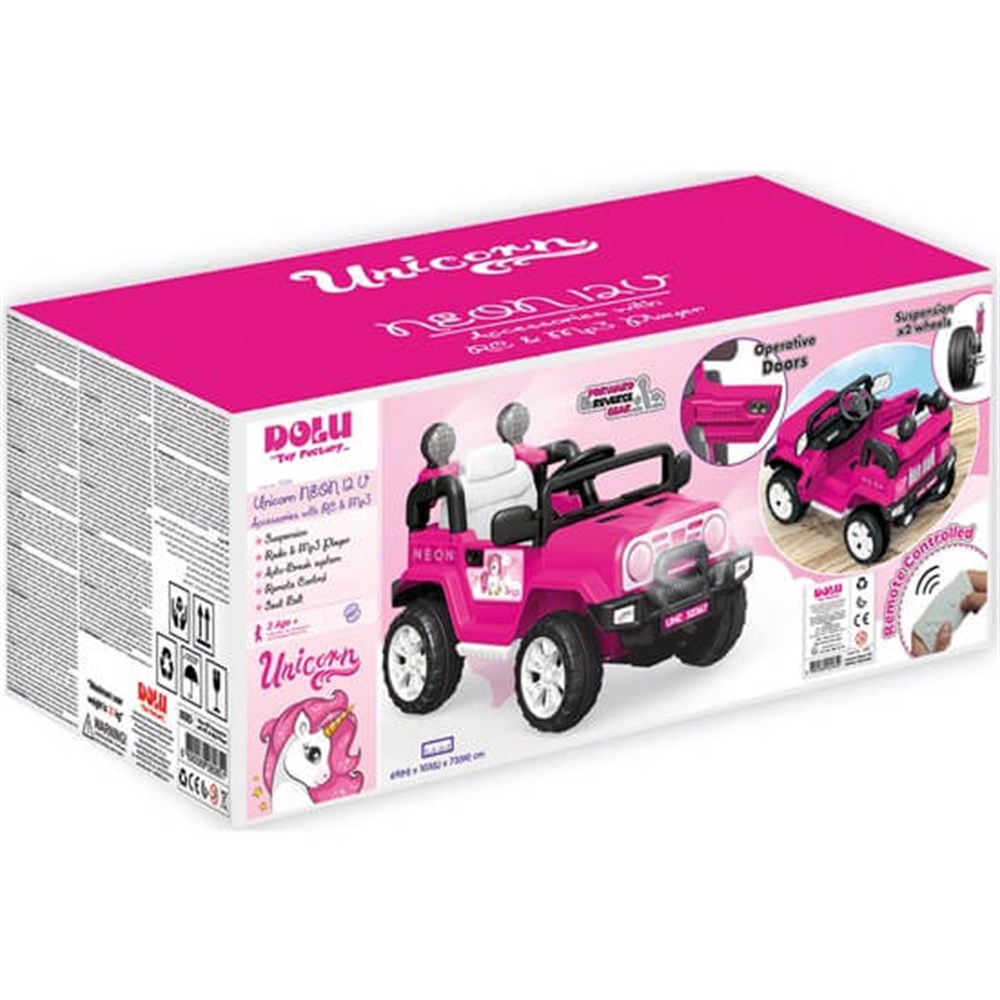 DOLU UNICORN 12V UZAKTAN KUMANDALI AKULU JEEP Diğer DL2585