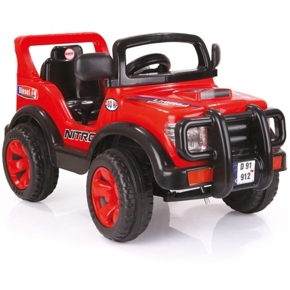 DOLU NITRO JEEP AKULU 6V KIRMIZI Diğer DL8069