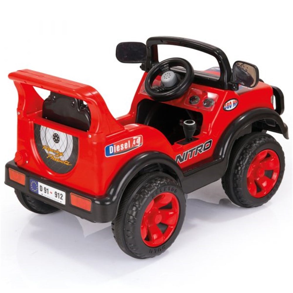 DOLU NITRO JEEP AKULU 6V KIRMIZI Diğer DL8069
