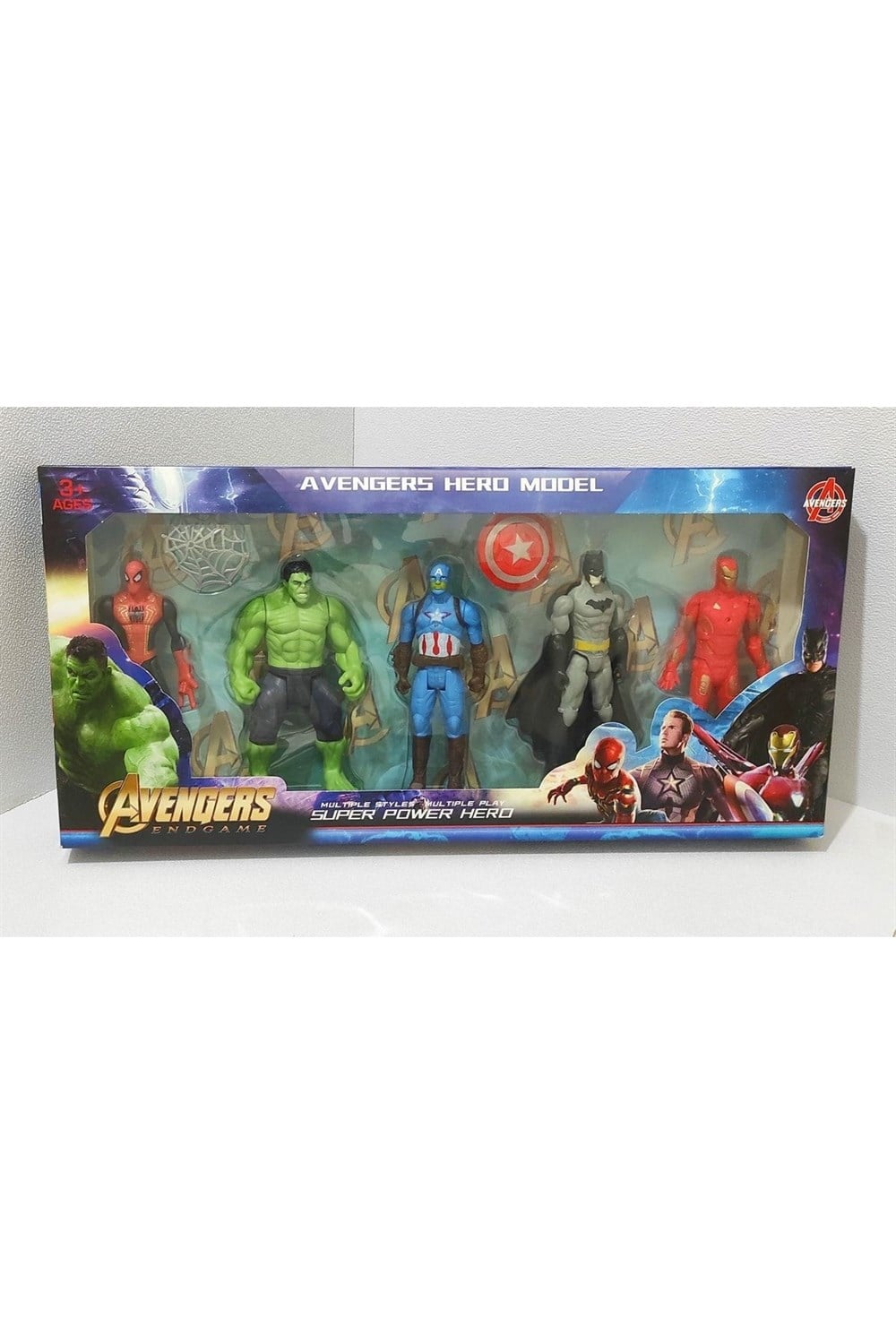Super Power Hero 5'li Karakter Figür Diğer E2156 5