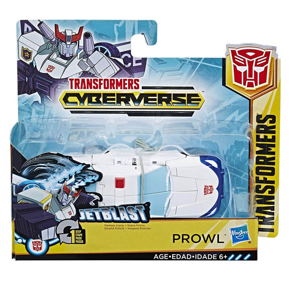 TRANSFORMERS CYBERVERSE TEK ADIMDA DONUSEN FIGUR PROWL E3522-E3647 Diğer E3647