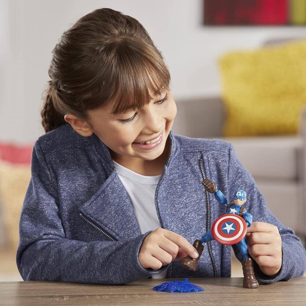 AVENGERS BEND FLEX FIGUR CAPTAIN AMERICA E7377-E7869 Diğer E7869
