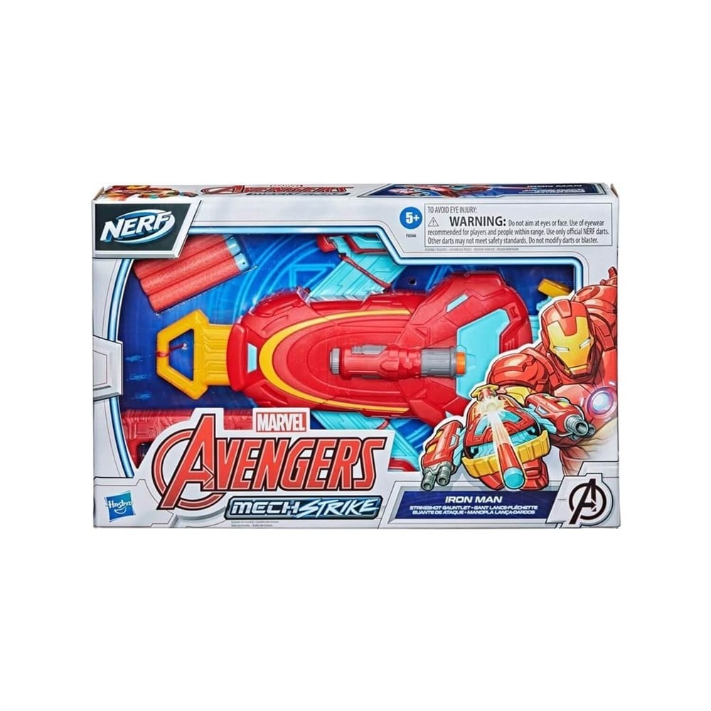NERF AVENGERS IRON MAN MECH STRIKESHOT GAUNTLET F0266 Diğer F0266