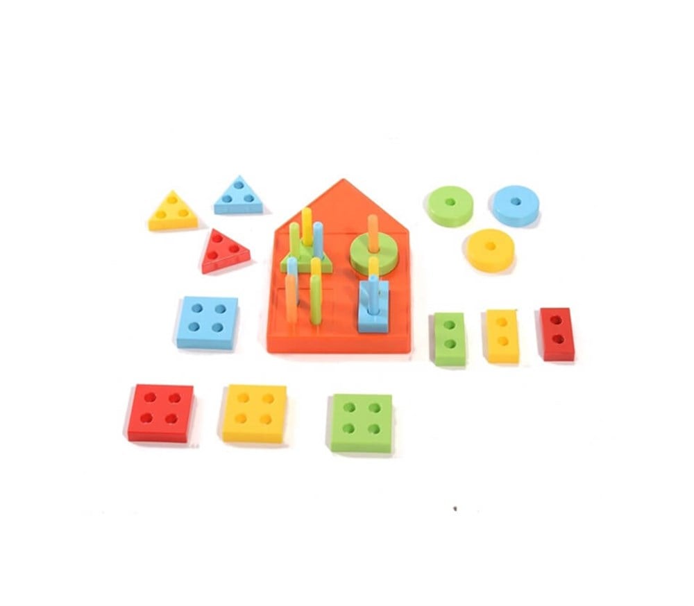 Furkan Toys Kutulu Geometrik Ev FR55825 Diğer FR55825