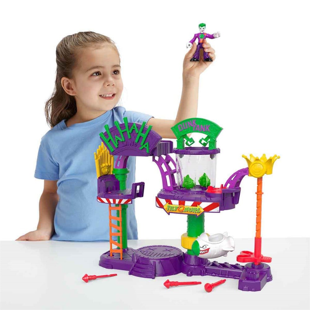 IMAGINEXT DC SUPER FRIENDS JOKER KAHKAHA FABRIKASI OYUN SETI GBL26 Diğer GBL26