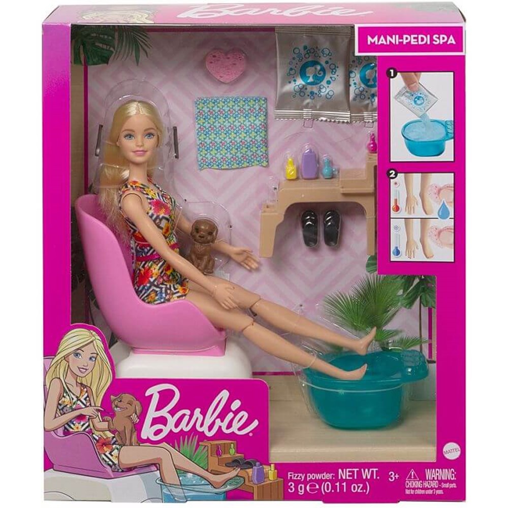 BARBIE SAGLIKLI TIRNAK BAKIMI OYUN SETI GHN07 Diğer GHN07