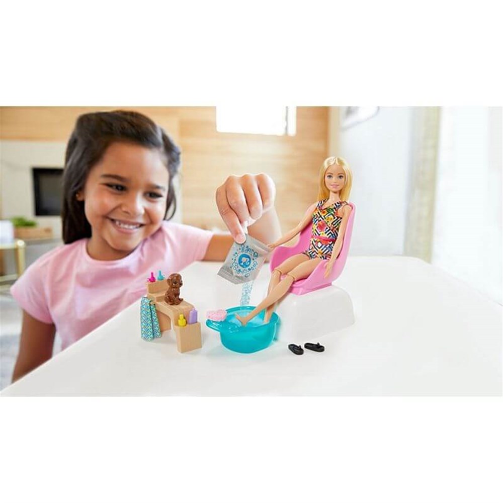 BARBIE SAGLIKLI TIRNAK BAKIMI OYUN SETI GHN07 Diğer GHN07