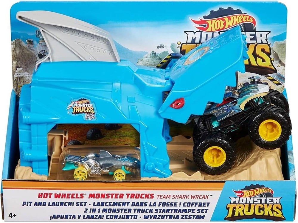 Hot Wheels Monster Trucks Fırlatıcılı Oyun Seti Gky01-Gky03 Diğer GKY03