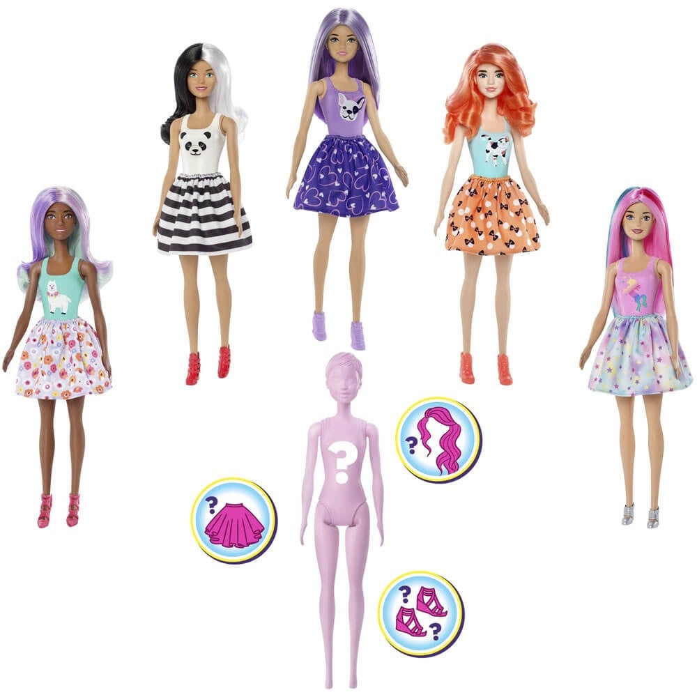 BARBIE COLOR REVEAL REN KDEGISTIREN SURPRIZ BEBEKLER SERI 1 GMT48 Diğer GMT48