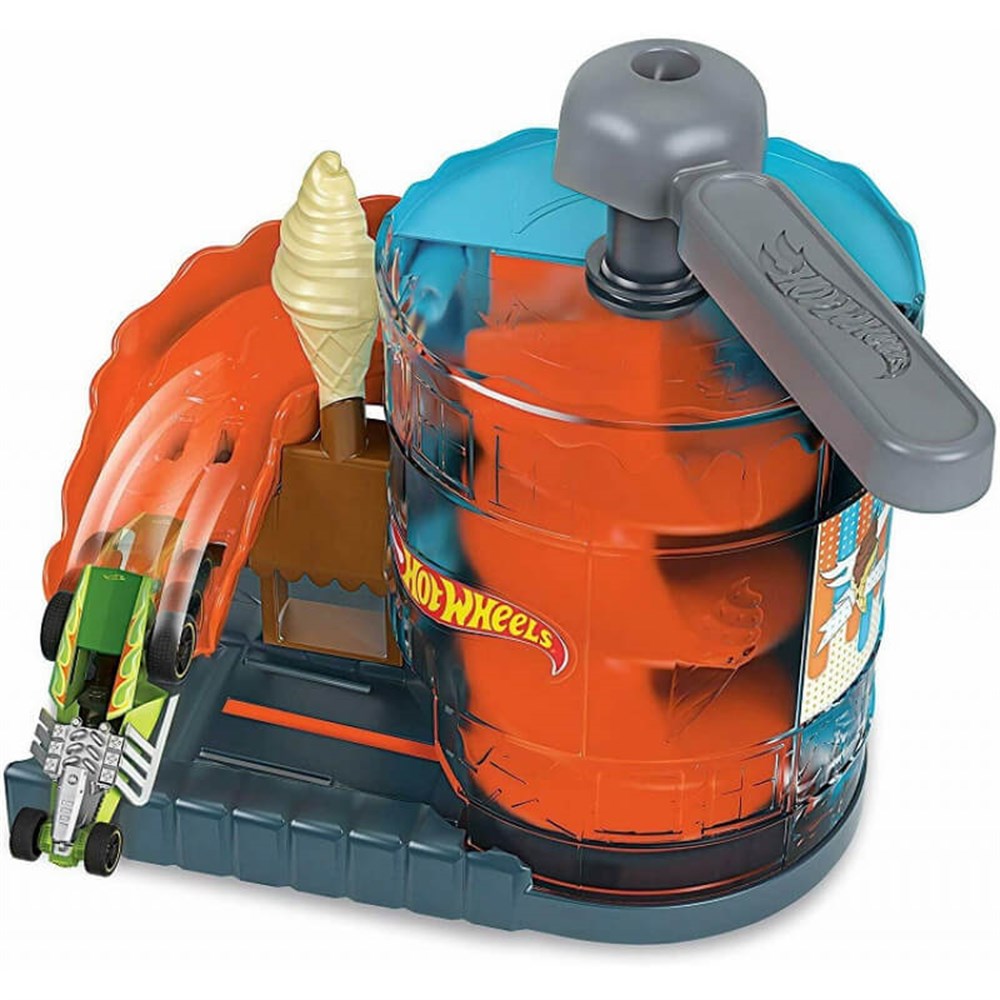Hot Wheels Şehir Otoparkı Oyun Setleri Ice Cream Frh28-Gpd08 Diğer GPD08