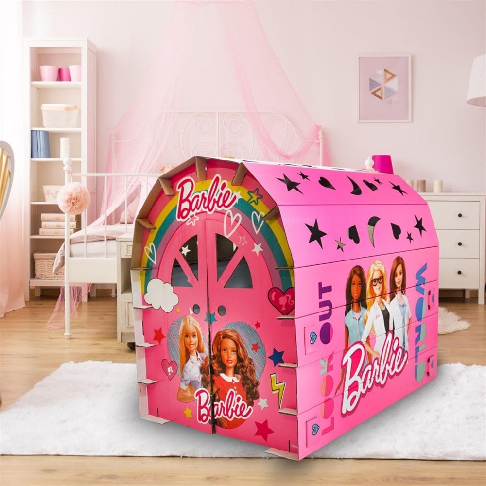 Karton Oyun Evi Barbie Diğer GV BB 0193