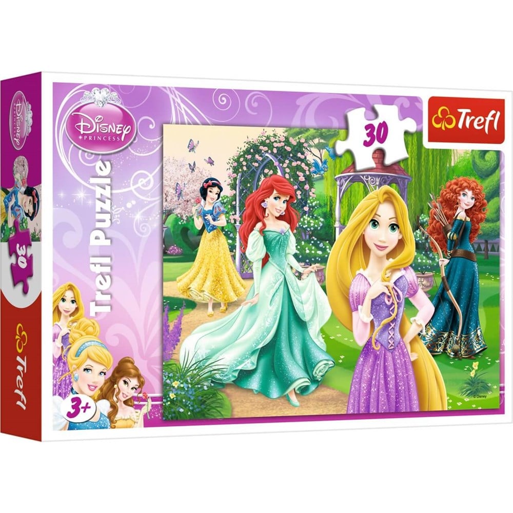 Trefl Rapunzel Merida Ariel 30 Parça Puzzle Diğer HD18172