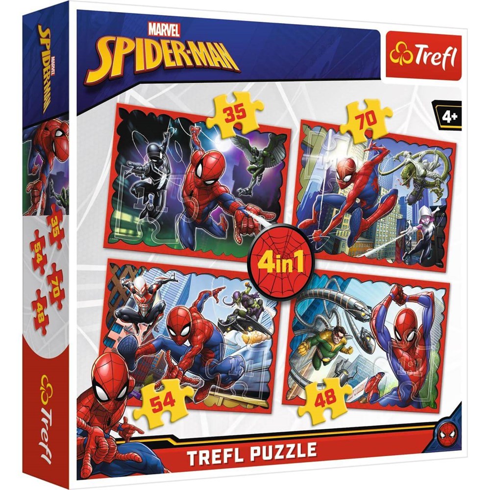 Trefl 4 İn 1 Spiderman Web Diğer HD34293