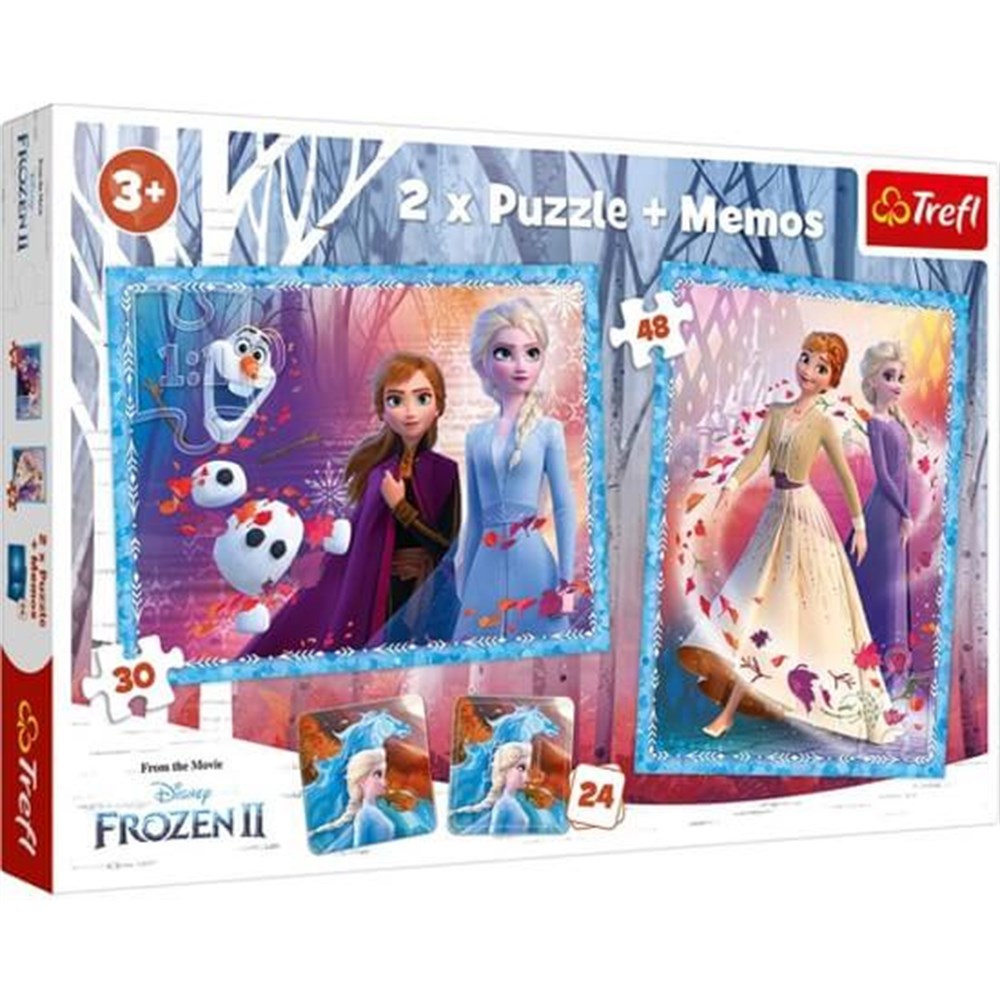 TREFL PUZZLE FROZEN 2 A MYSTERIOUS LAND 2 IN 1 PUZZLE Diğer HD90814