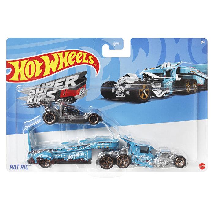 HOT WHEELS TASIYICI TIRLAR RAT RIG BDW51-HDT08 Diğer HDT08