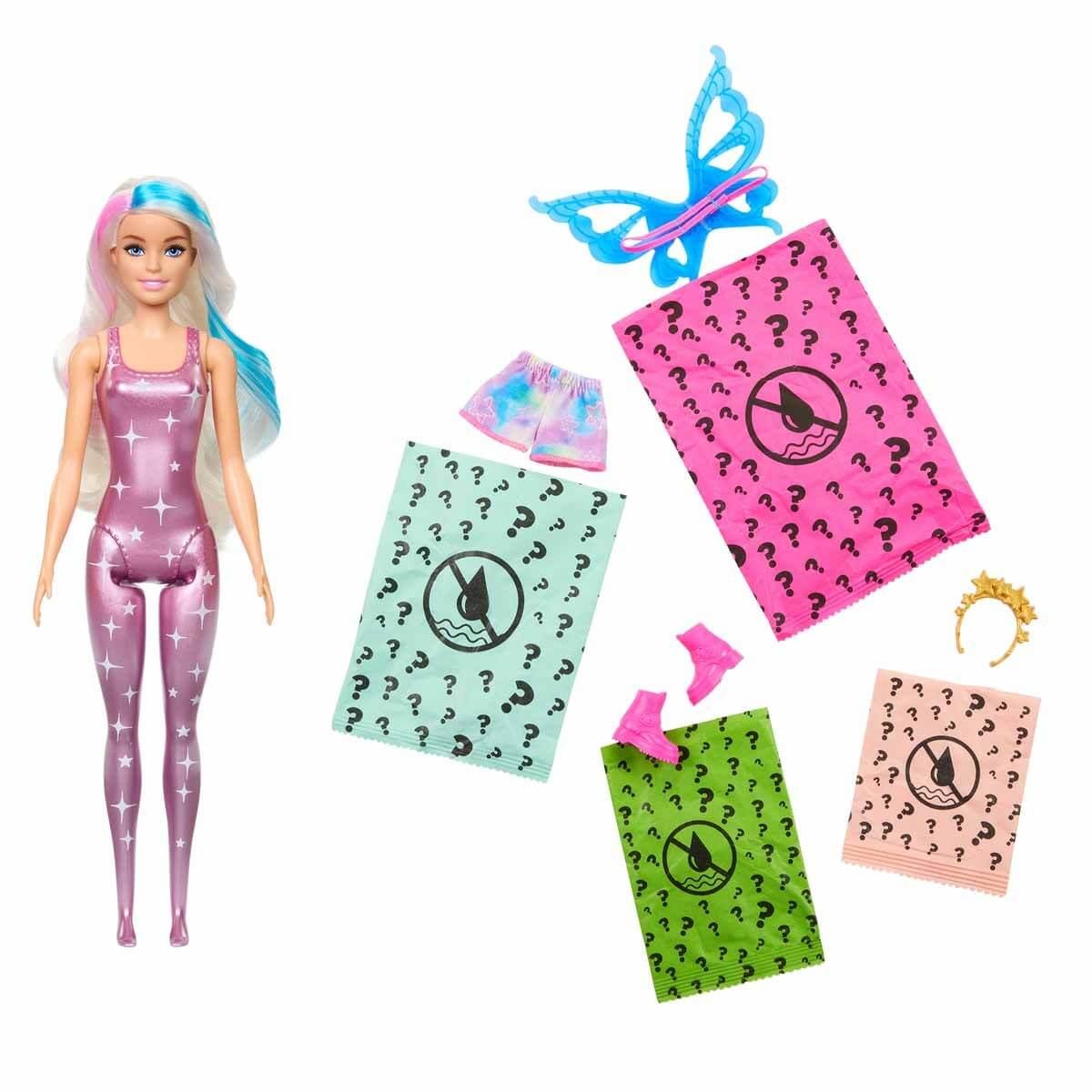 BARBIE COLOR REVEAL RENK DEGISTIREN BARBIE GALAKSI SERISI SURPRIZ KUTU HJX61 Diğer HJX61