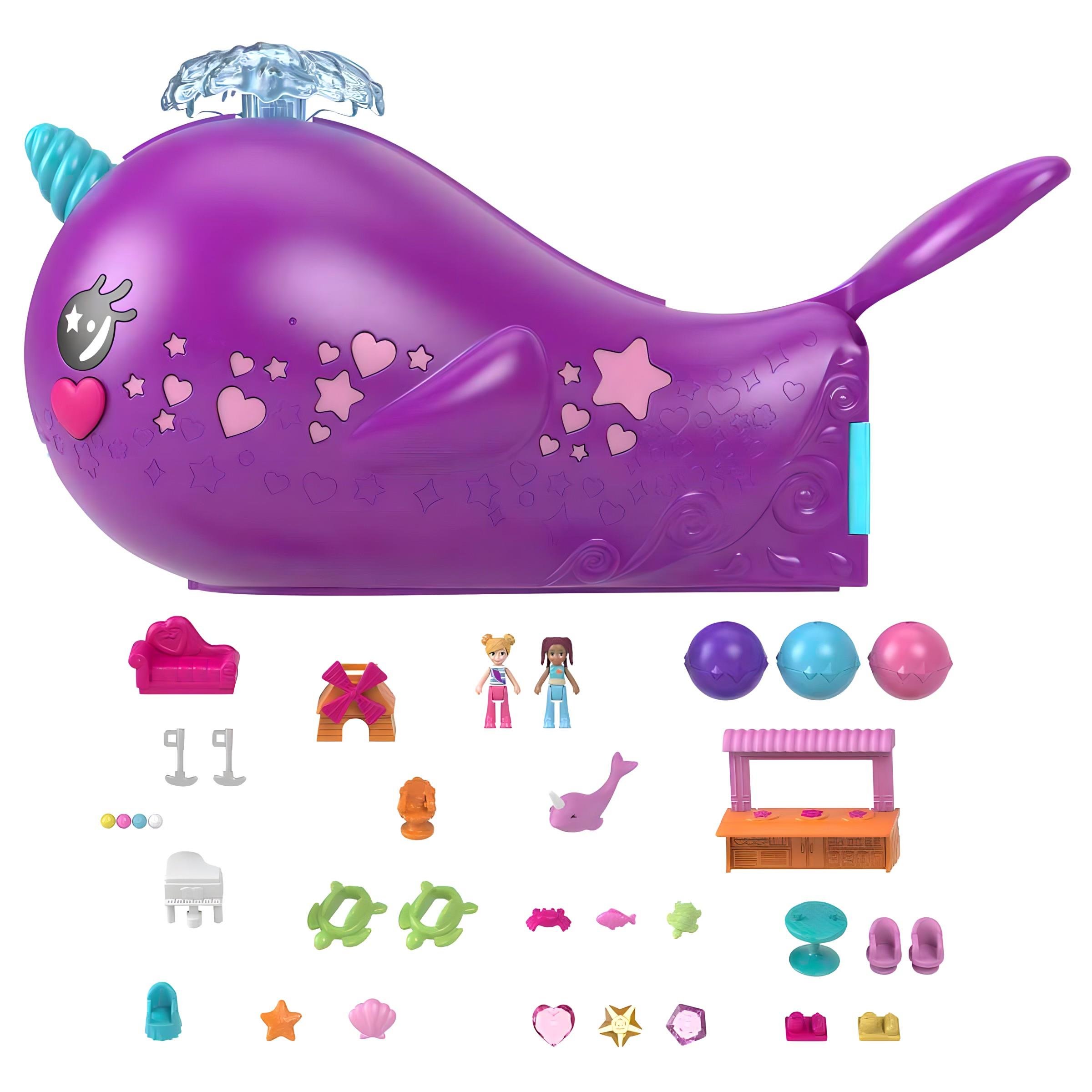 POLLY POCKET SPARKLE COVE MACERA TEKNESI HKV71 Diğer HKV71