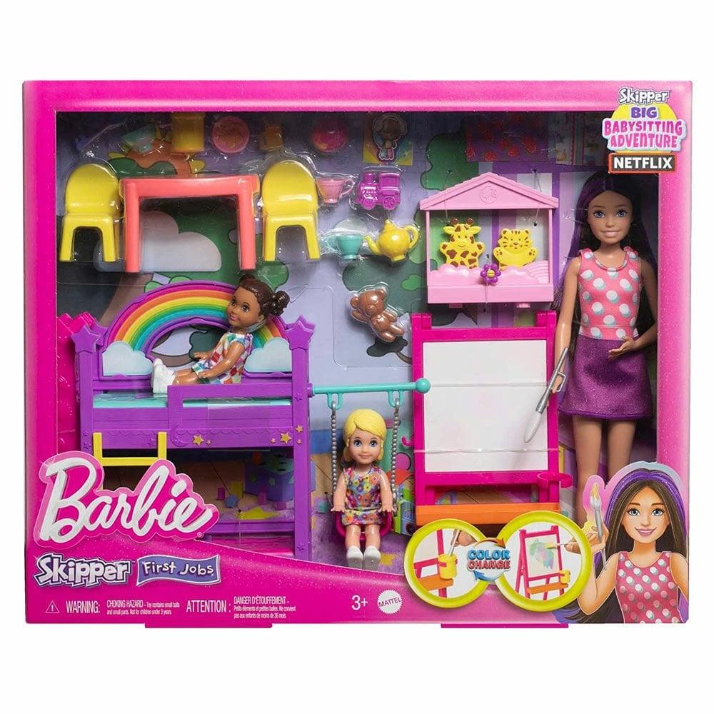 Barbie Skipper Bebek Bakıcılığı Eğlencesi Oyun Seti HND18 Diğer HND18