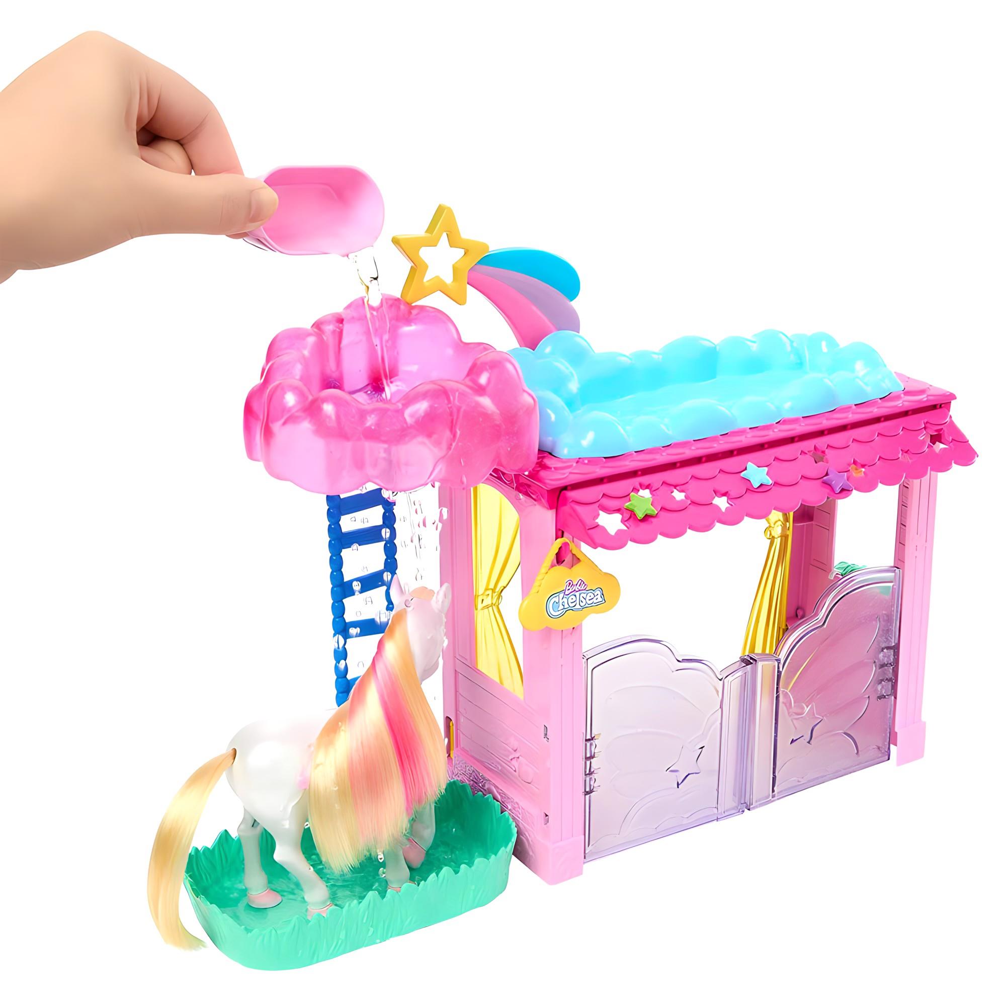 BARBIE A TOUCH OF MAGIC CHELSEA VE PEGASUS OYUN SETI HNT67 Diğer HNT67