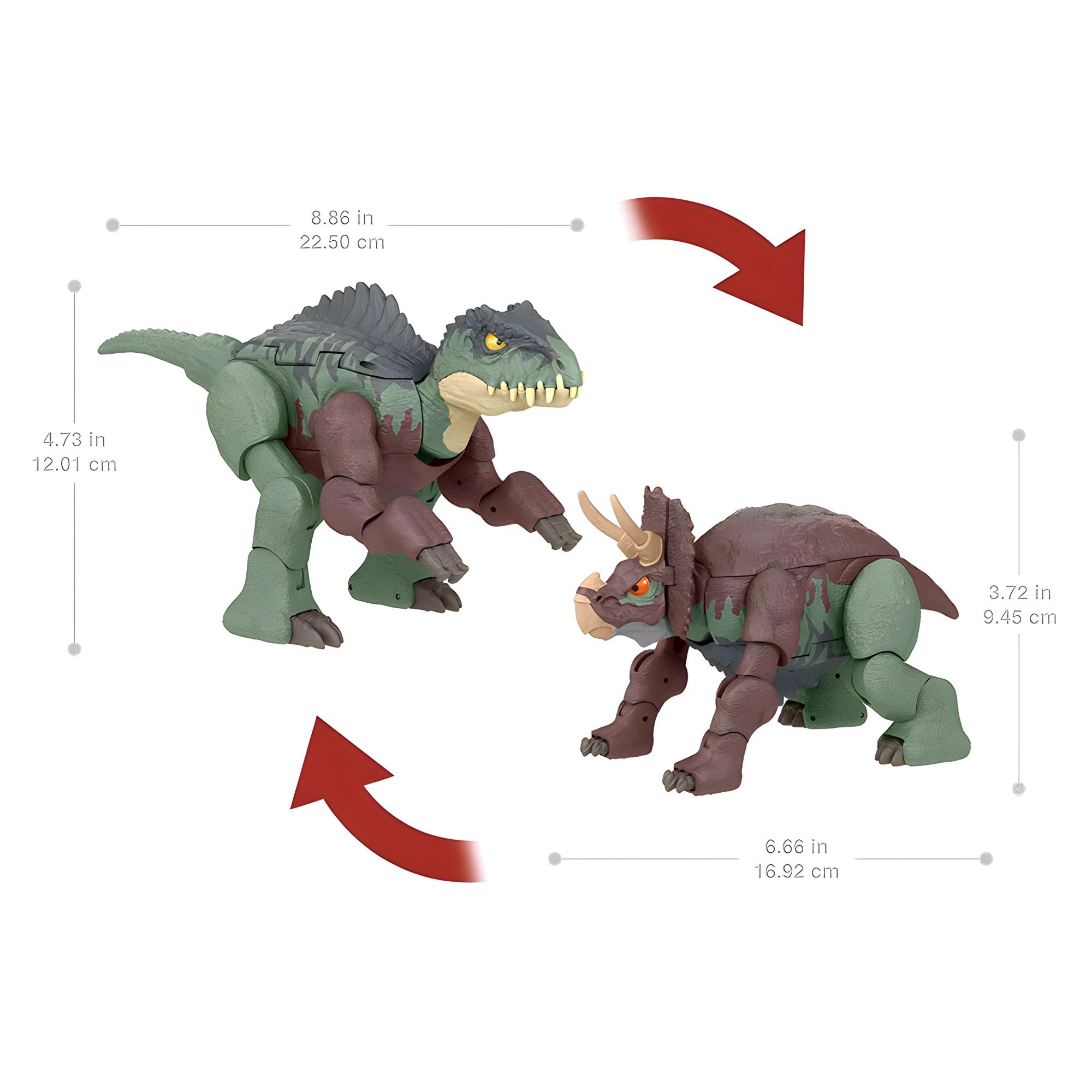 JURASSIC WORLD CIFTE TEHLIKE BUYUK DINOZOR FIGURLERI HPD33-HPD34 Diğer HPD34