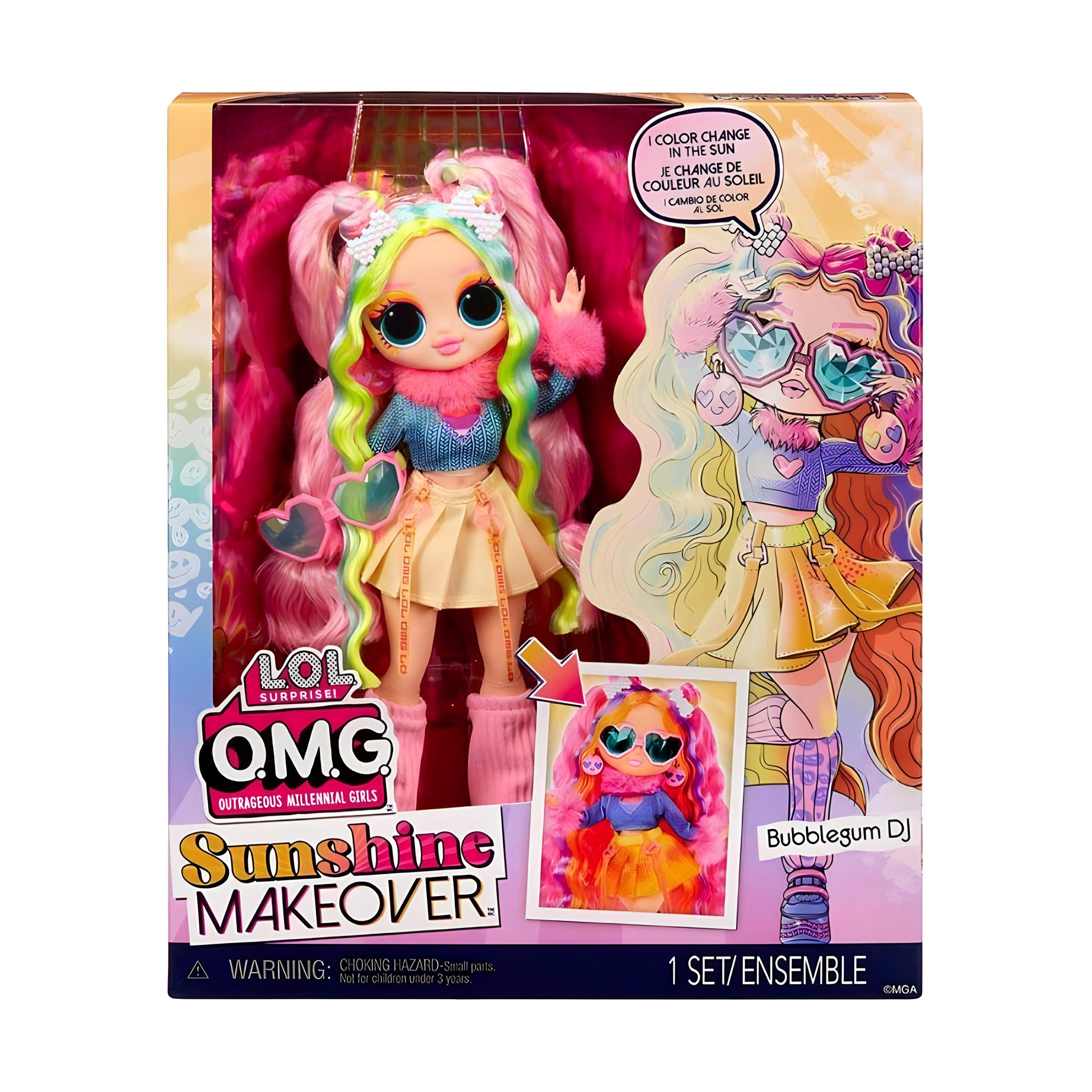 L.O.L SURPRISE OMG SUNSHINE MAKEOVER BEBEGI BUBBLEGUM DJ Diğer ILL589426