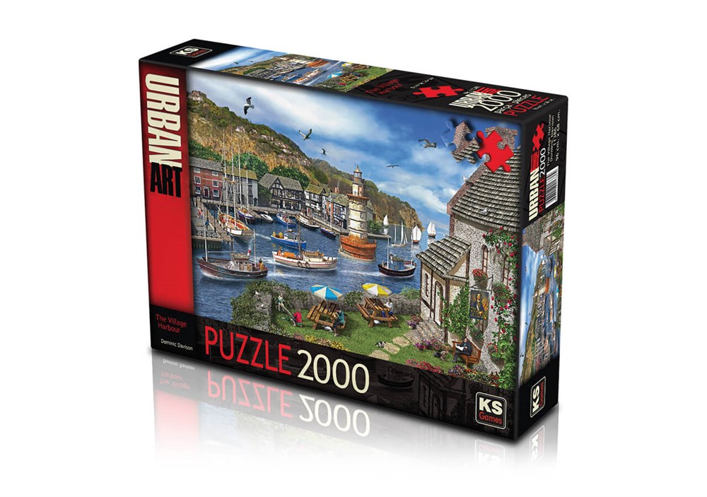 KS 2000 PARCA PUZZLE THE VILLAGE HARBOUR Diğer KS 11386