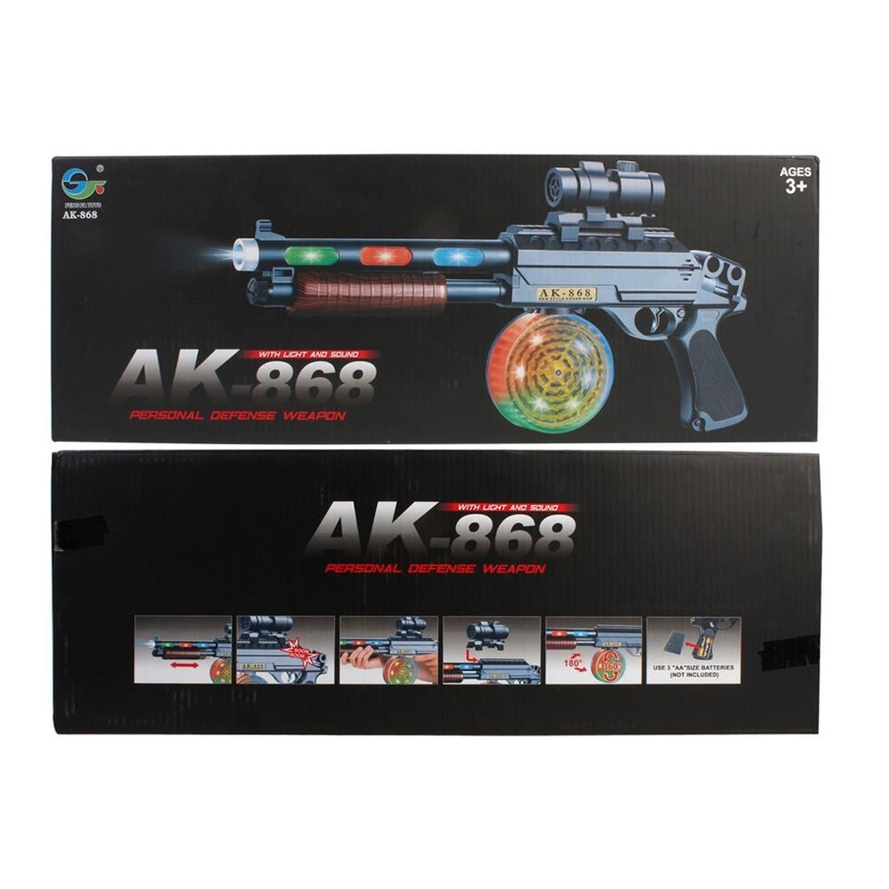 Sesli ve Işıklı Silah AK868 Diğer KZL AK868