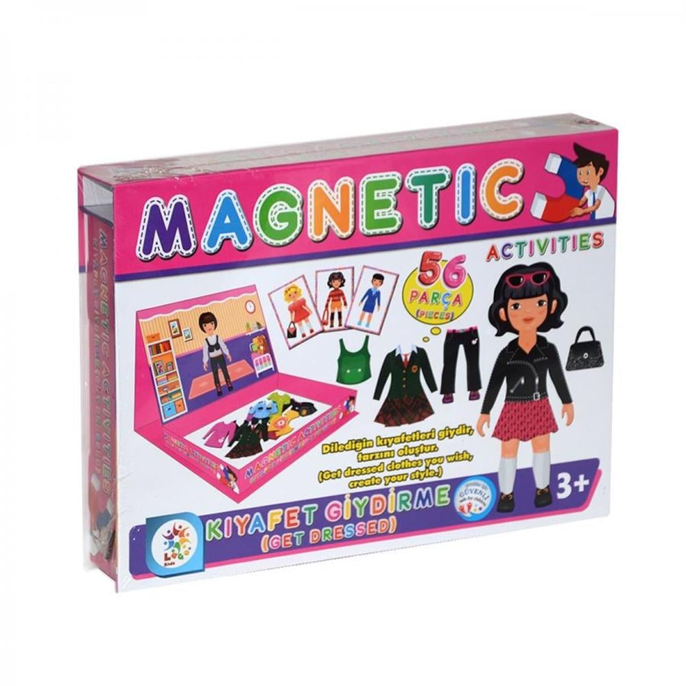 Laço Kids Manyetik Aktiviteler Kıyafet Giydirme Pembe Diğer LC7161