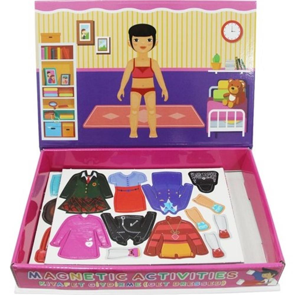 Laço Kids Manyetik Aktiviteler Kıyafet Giydirme Pembe Diğer LC7161