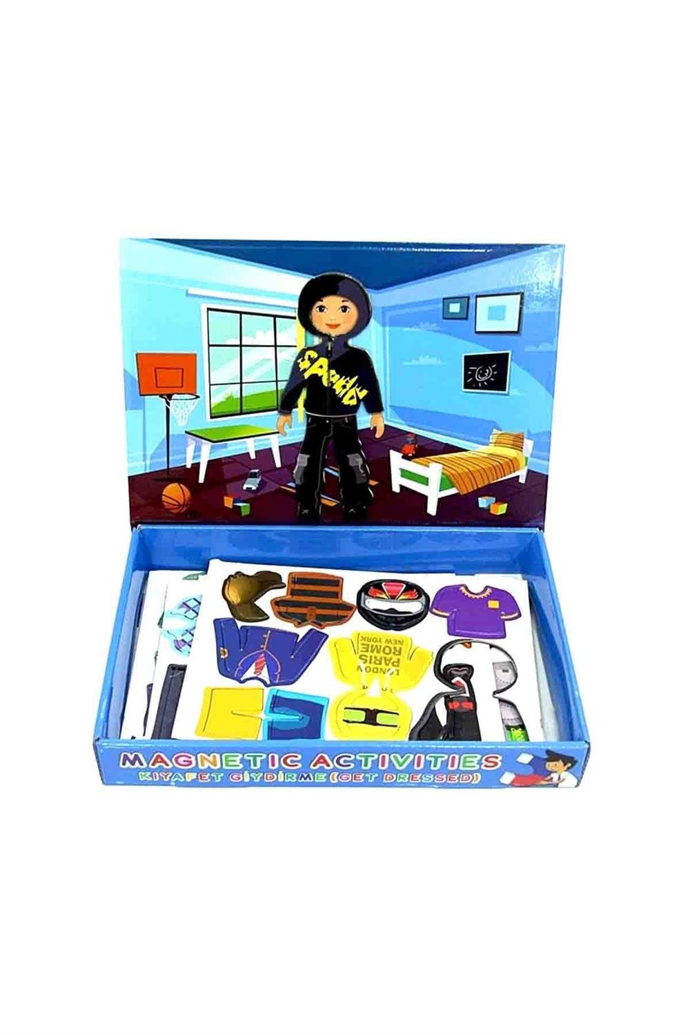 Laço Kids Manyetik Aktiviteler Kıyafet Giydirme Mavi Diğer LC7162