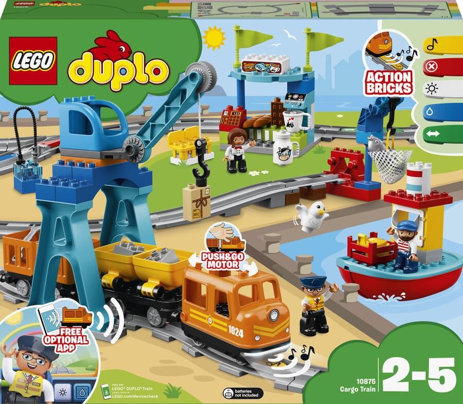 LEGO DUPLO TOWN KARGO TRENI 10875 Diğer LED10875
