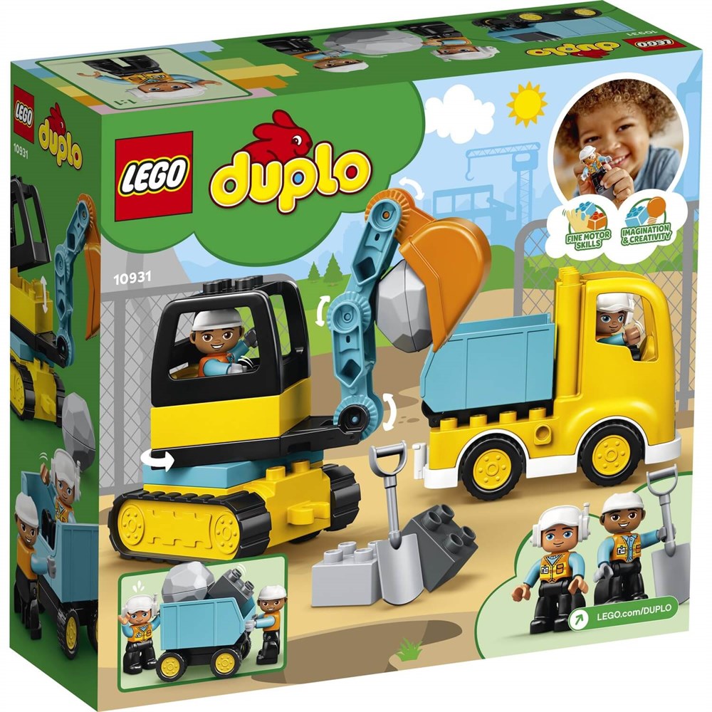 LEGO DUPLO TOWN KAMYON VE PALETLI KAZICI 10931 Diğer LED10931