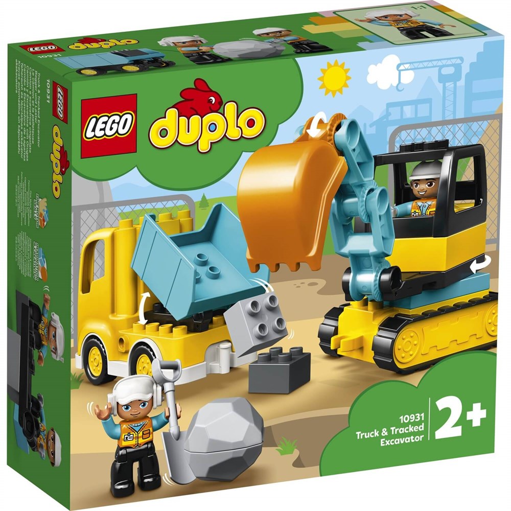 LEGO DUPLO TOWN KAMYON VE PALETLI KAZICI 10931 Diğer LED10931