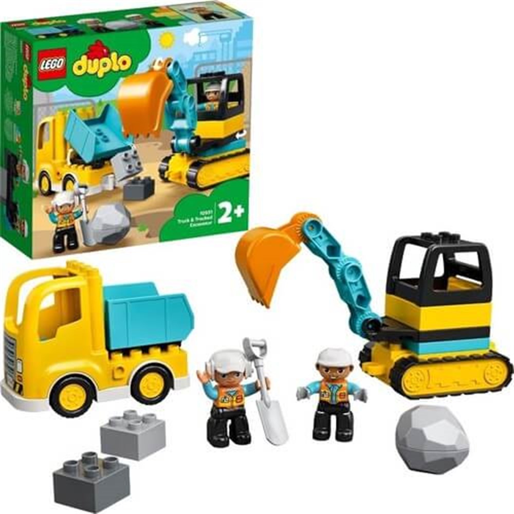 LEGO DUPLO TOWN KAMYON VE PALETLI KAZICI 10931 Diğer LED10931