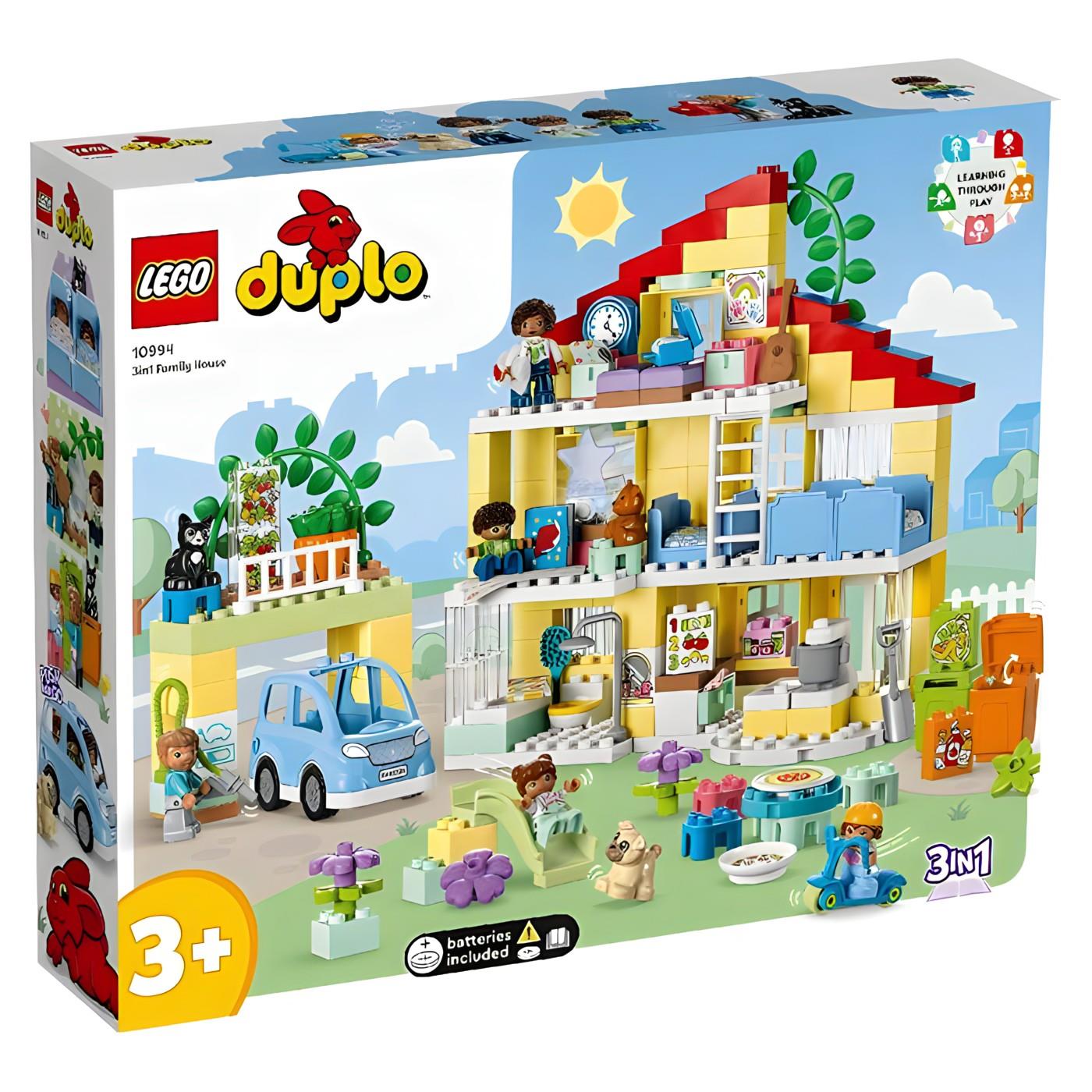 LEGO DUPLO KASABASI 3 U 1 ARADA AILE EVI 10994 Diğer LED10994