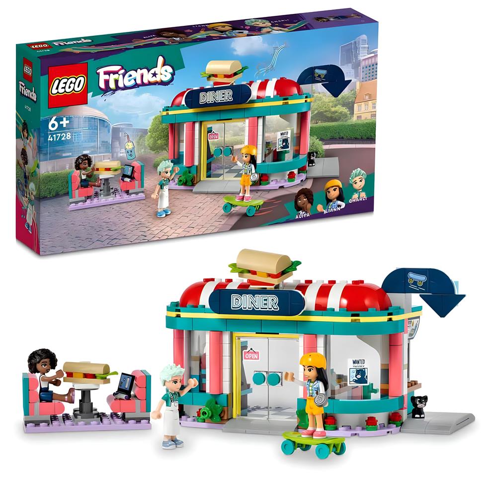 LEGO FRIENDS HEARTLAKE SEHIR MERKEZI RESTORANI 41728 Diğer LGF41728