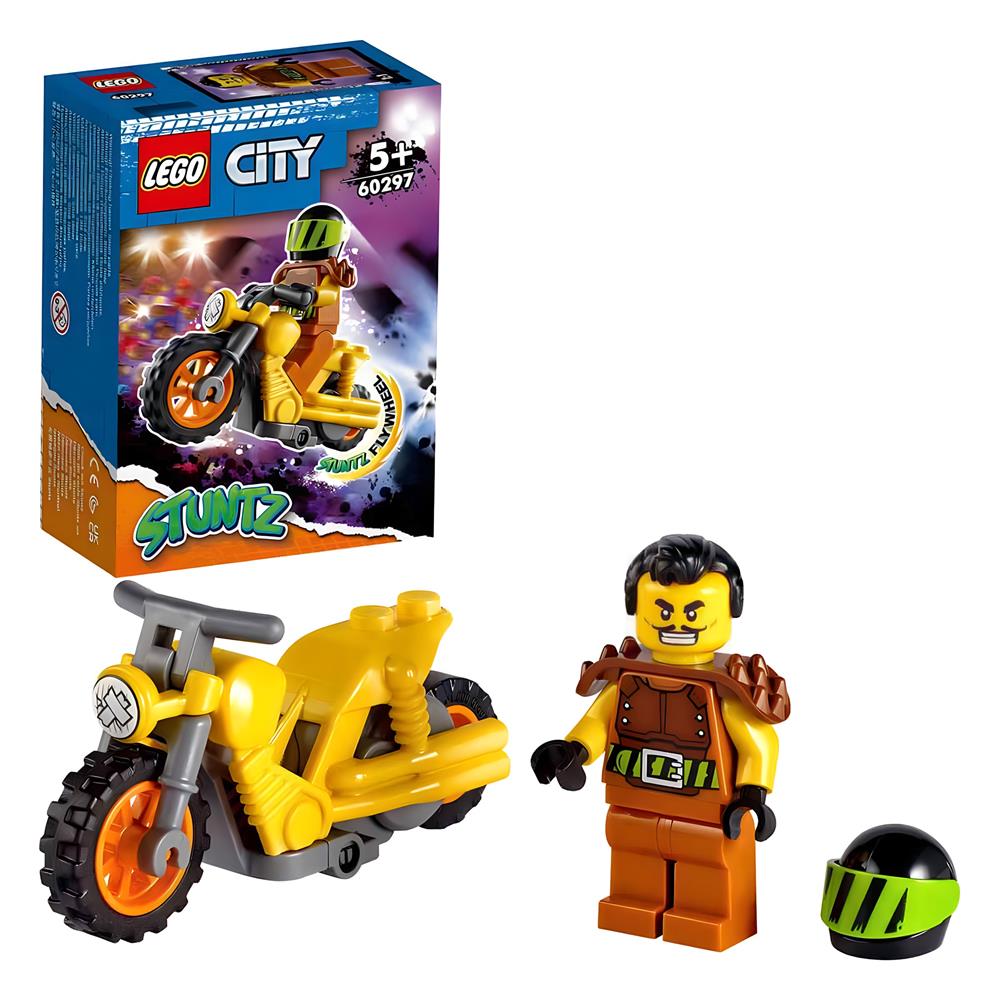 Lego City Stuntz Yıkım Gösteri Motosikleti 60297-2