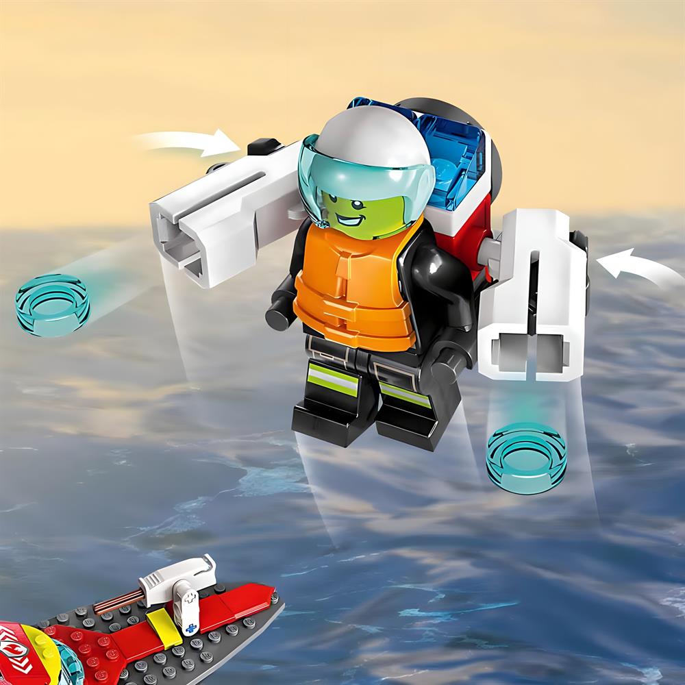 LEGO City İtfaiye Kurtarma Teknesi 60373 Diğer LSC60373