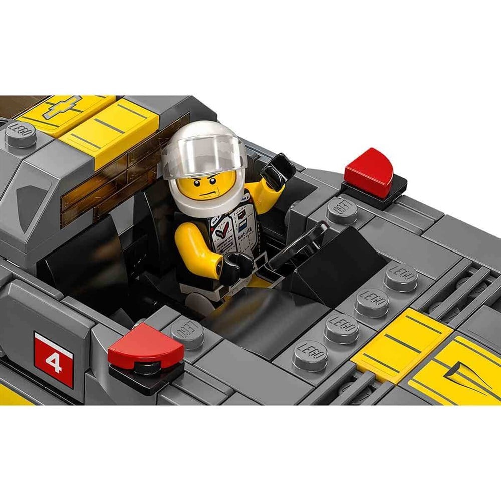 LEGO SPEED CHAMPIONS CHEVROLET CHAMPIONS C8.R YARIS ARABASI VE 1968 CHEVROLET CORVETTE 76903 Diğer LSR76903