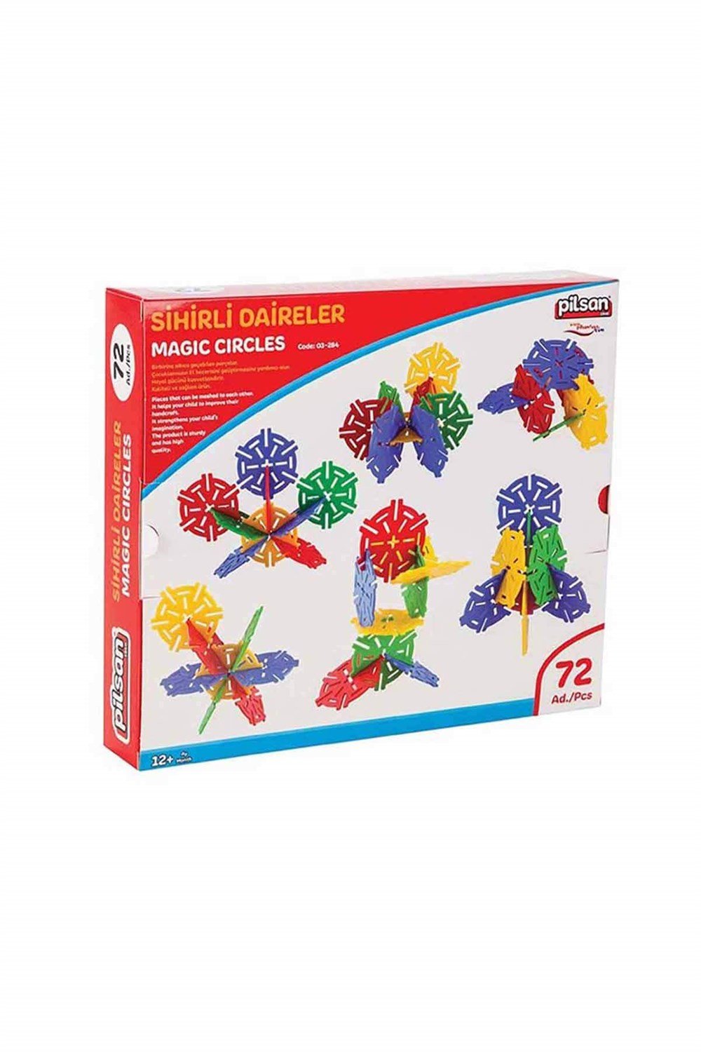 PILSAN SIHIRLI DAIRELER KUTULU 72 PARCA Diğer PLS 03 294
