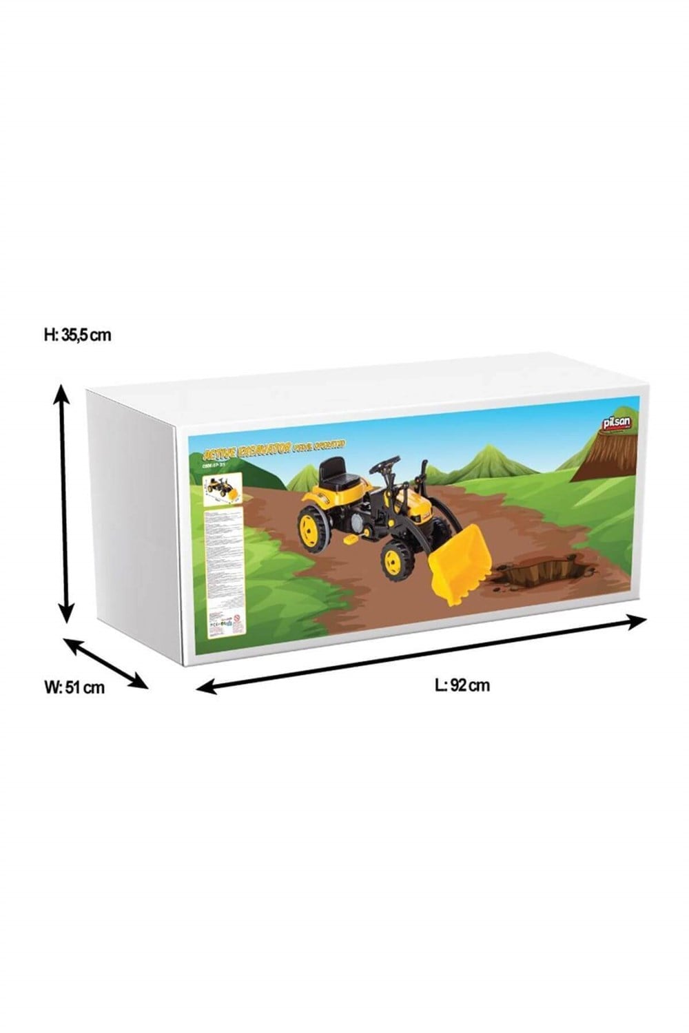 Pilsan Active Traktör Kepçeli Sarı 07315 Diğer PLS 07 315
