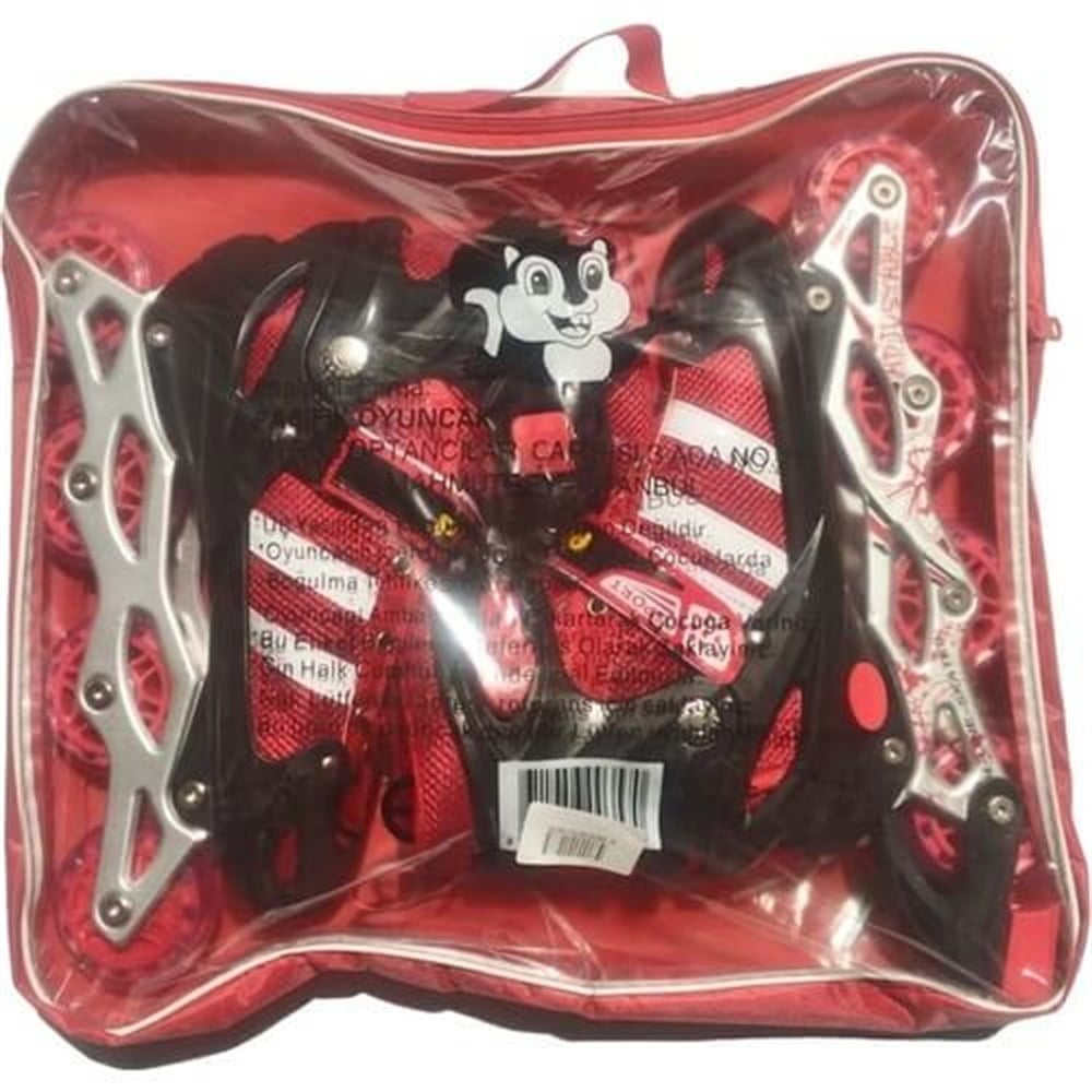 AYARLANABILIR ISIKLI SILIKON TEKERLEKLI PATEN 29-33 KIRMIZI Diğer PSF H8136 3 S K