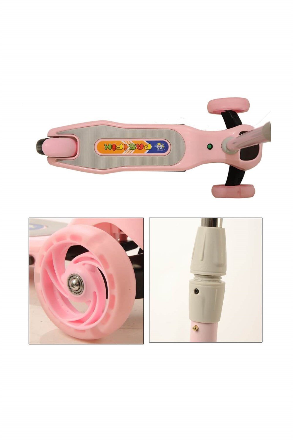 ISIKLI MUZIKLI SCOOTER PEMBE Diğer PSF519 P