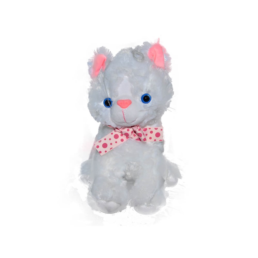 Peluş 25 Cm Kurdelalı Kedi Diğer PWS517 A 25