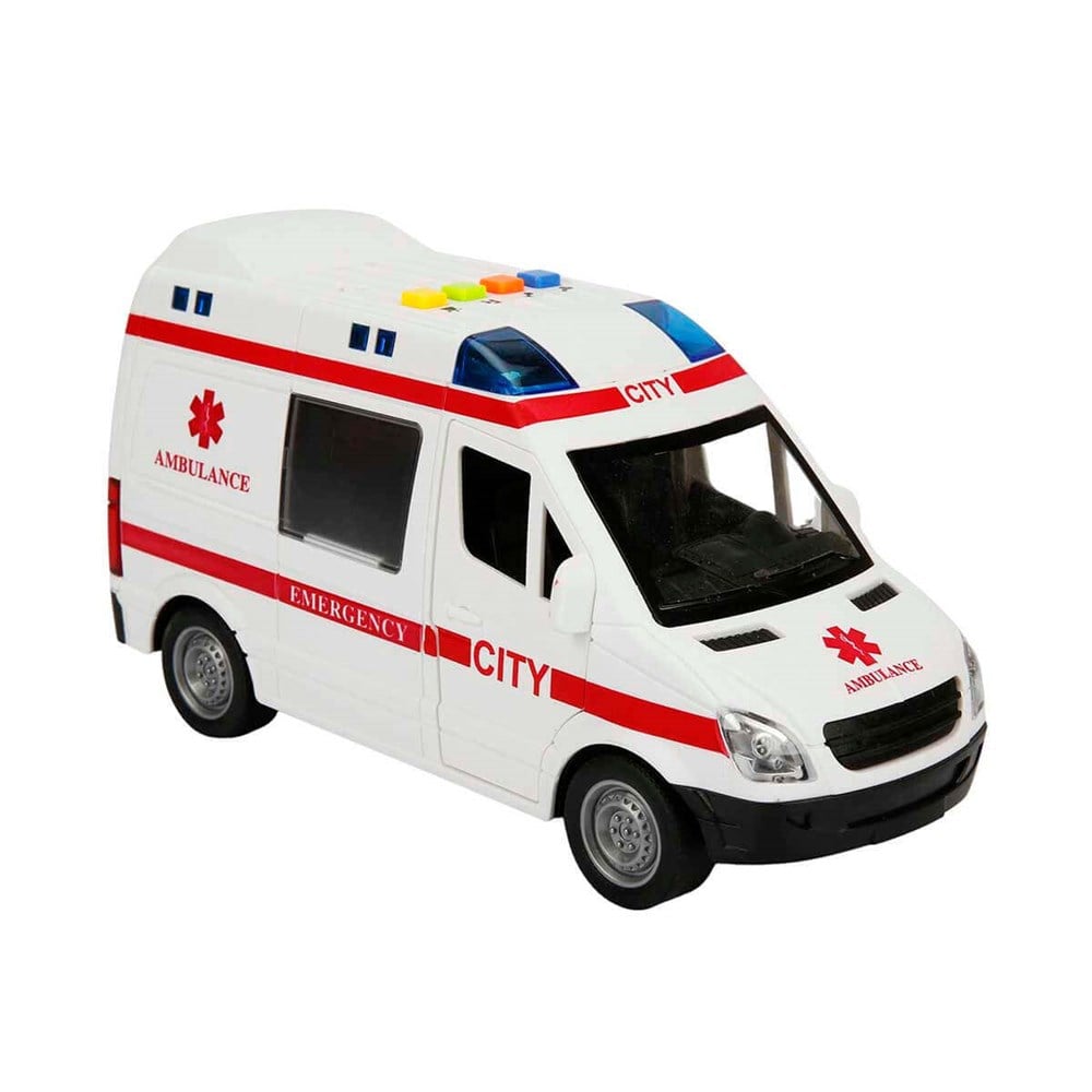 1:16 SESLI ISIKLI SEHIR KURTARMA ARACLARI AMBULANS Diğer S00010590 A